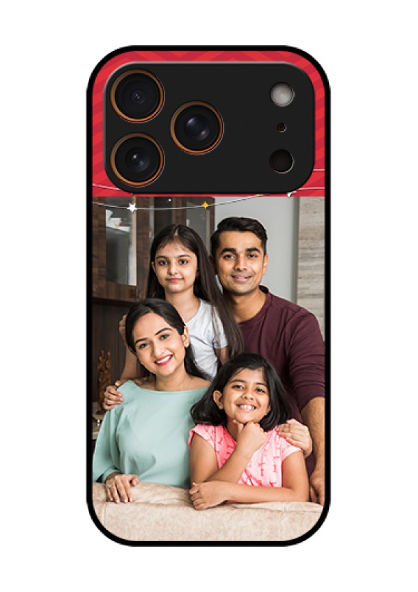 Apple iPhone 18 Pro Custom Glass Phone Case - Happy Family Design