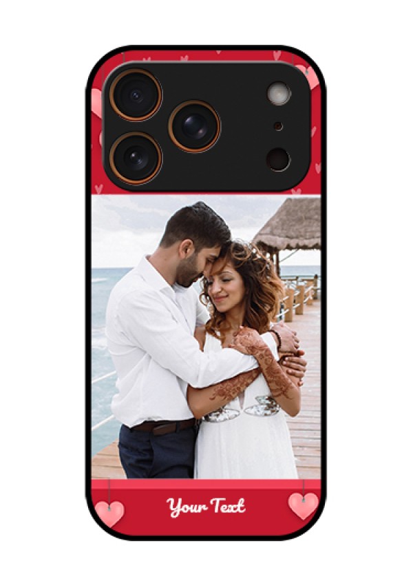 Apple iPhone 18 Pro Custom Glass Phone Case - Valentines Day Design