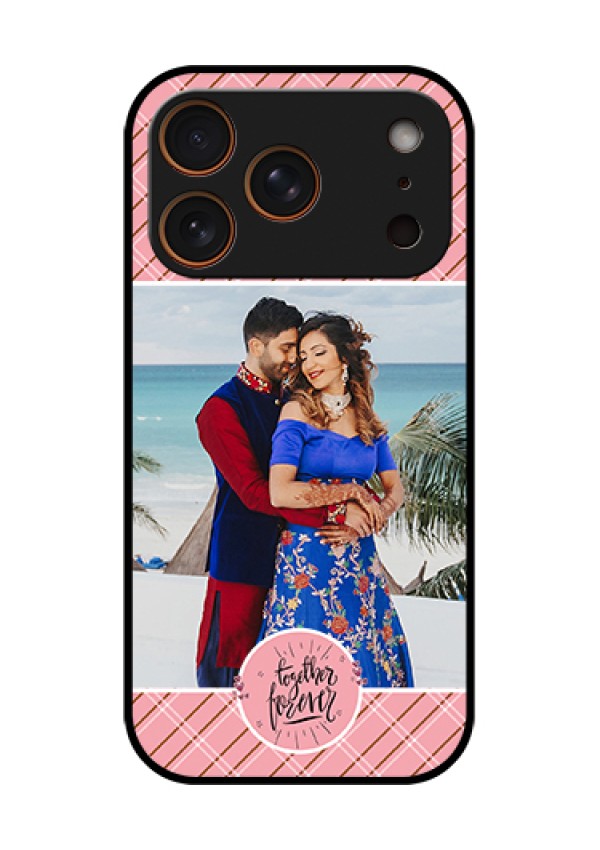 Apple iPhone 18 Pro Custom Glass Phone Case - Together Forever Design