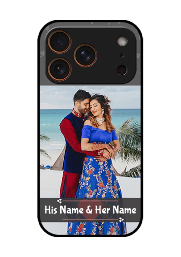 Apple iPhone 18 Pro Custom Glass Phone Case - Buy Love Design With Photo Online