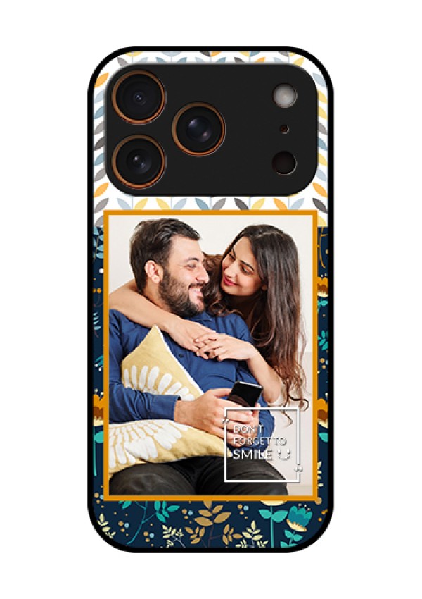 Apple iPhone 18 Pro Custom Glass Phone Case - Pattern Design