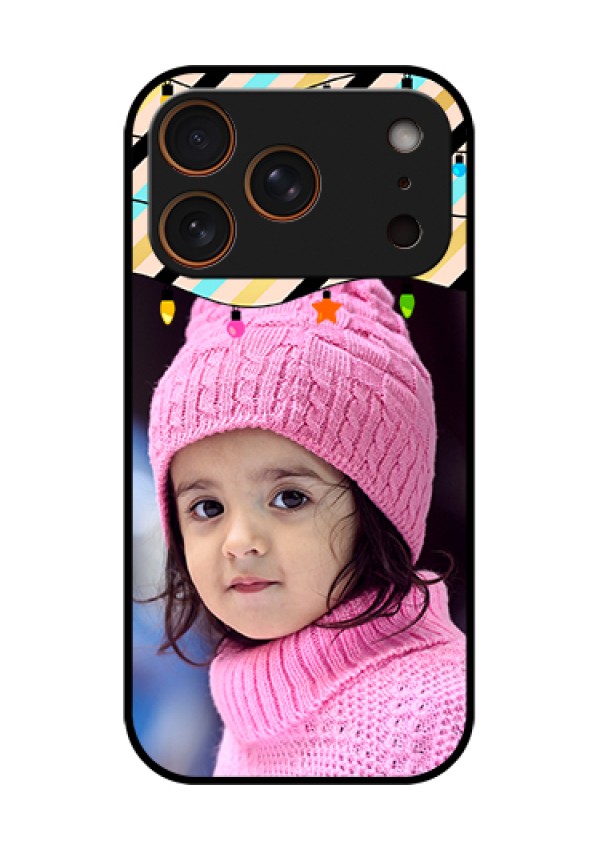Apple iPhone 18 Pro Custom Glass Phone Case - Lights Hanging Design