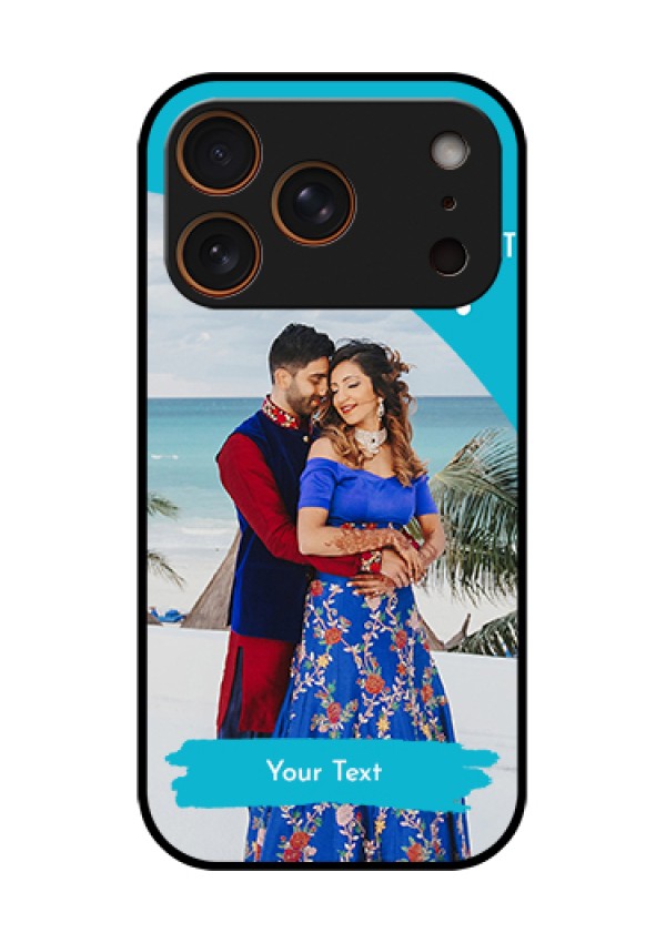 Apple iPhone 18 Pro Custom Glass Phone Case - Happy Moment Design