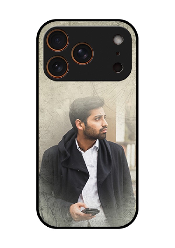 Apple iPhone 18 Pro Custom Glass Phone Case - With Vintage Design
