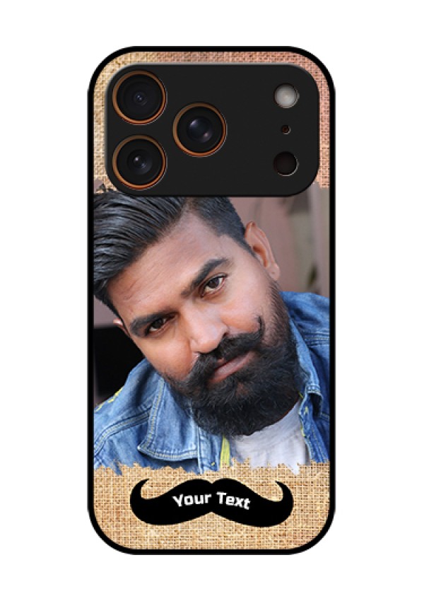 Apple iPhone 18 Pro Custom Glass Phone Case - With Texture Design