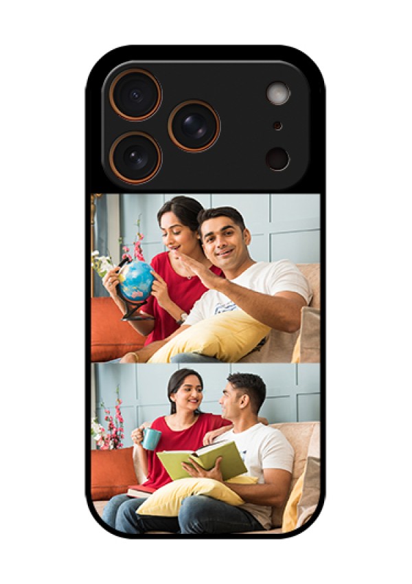 Apple iPhone 18 Pro Custom Glass Phone Case - 2 Images Design