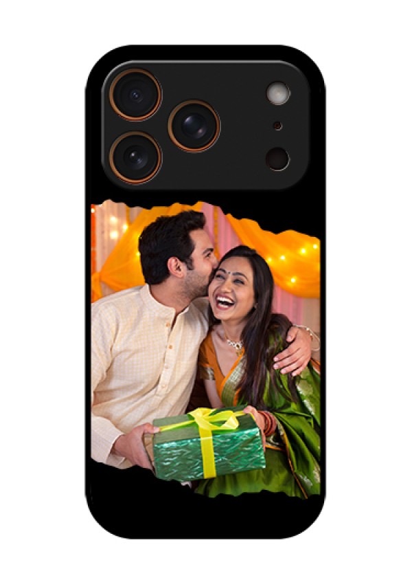 Apple iPhone 18 Pro Custom Glass Phone Case - Tear - Off Design