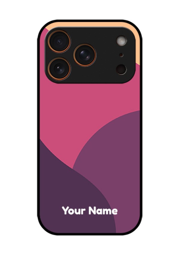 Apple iPhone 18 Pro Custom Glass Phone Case - Mixed Multi - Colour Abstract Art Design