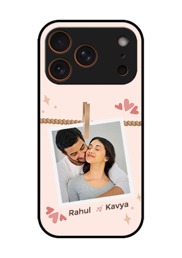 Apple iPhone 18 Pro Custom Glass Phone Case - Forever And Ever Love Design