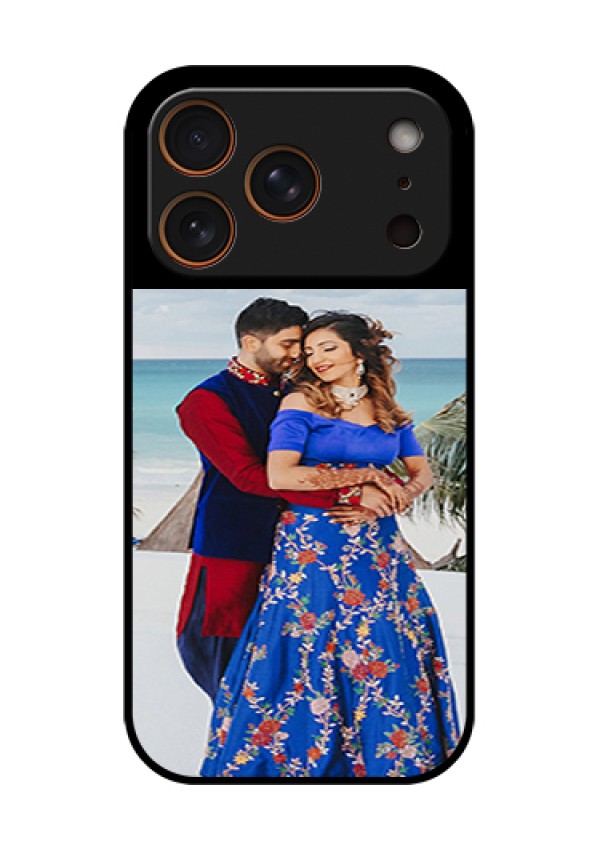 Apple iPhone 18 Pro Custom Glass Phone Case - Upload Full Picture With Custom Color Design