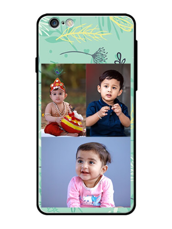 Custom Apple iPhone 6 Plus Photo Printing on Glass Case  - Forever Family Design 