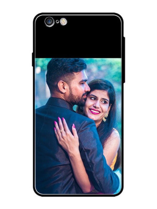 Custom iPhone 6 Plus Custom Glass Phone Case - Upload Full Picture With Custom Color Design