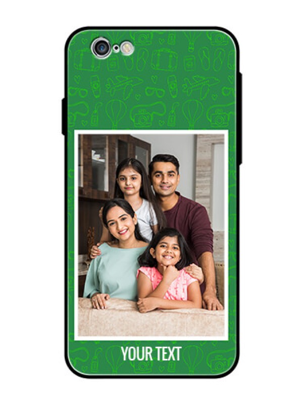 Custom Apple iPhone 6 Personalized Glass Phone Case  - Picture Upload Design