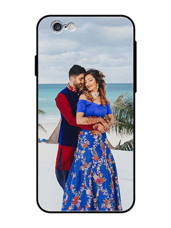 Custom Apple iPhone 6 Photo Printing on Glass Case  - Upload Full Picture Design