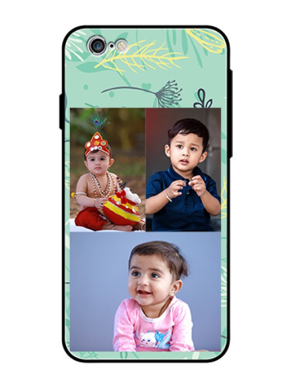 Custom Apple iPhone 6 Photo Printing on Glass Case  - Forever Family Design 