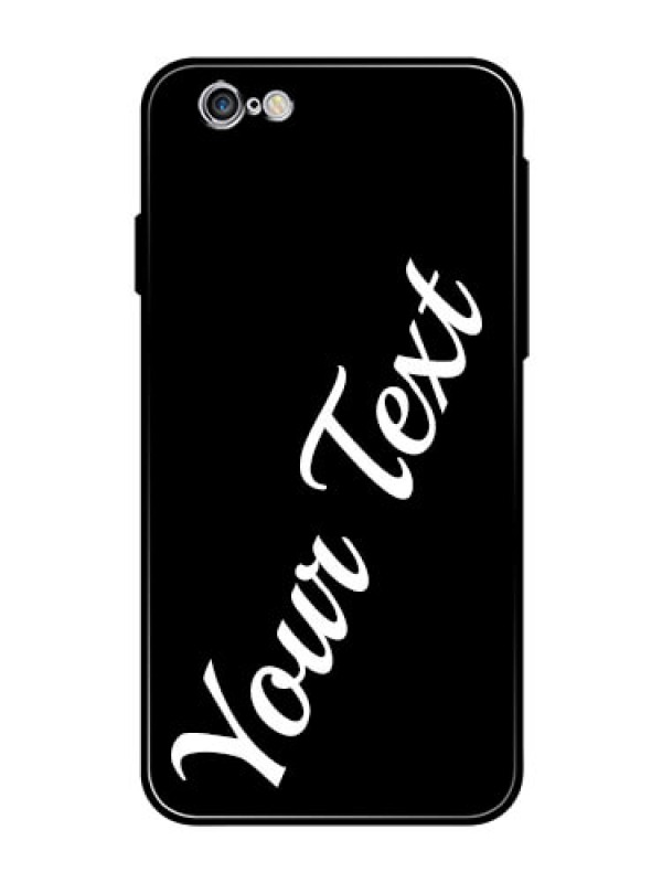 Custom Iphone 6 Custom Glass Mobile Cover with Your Name