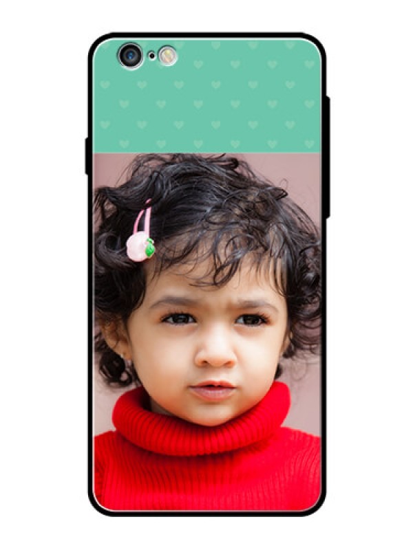 Custom Apple iPhone 6S Plus Custom Glass Phone Case  - Lovers Picture Design