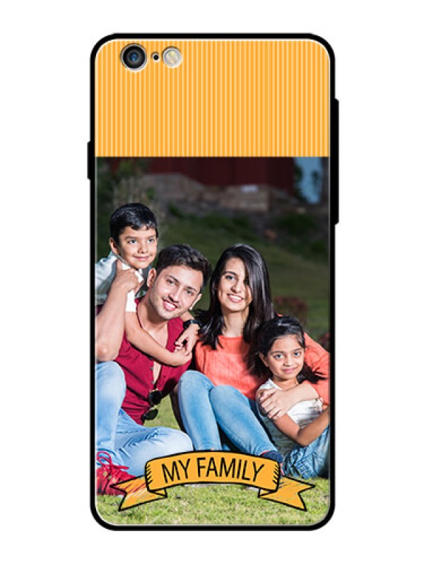 Custom Apple iPhone 6S Plus Custom Glass Phone Case  - My Family Design