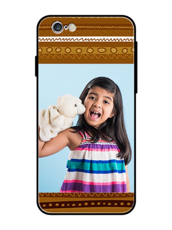 Custom Apple iPhone 6s Custom Glass Phone Case  - Friends Picture Upload Design 