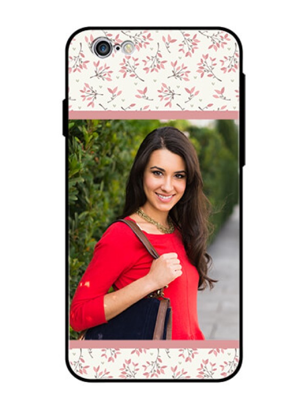 Custom Apple iPhone 6s Custom Glass Phone Case  - Premium Floral Design