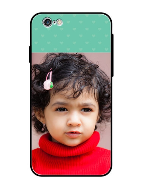 Custom Apple iPhone 6s Custom Glass Phone Case  - Lovers Picture Design