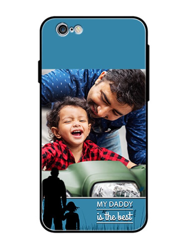 Custom Apple iPhone 6s Custom Glass Mobile Case  - Best dad design 