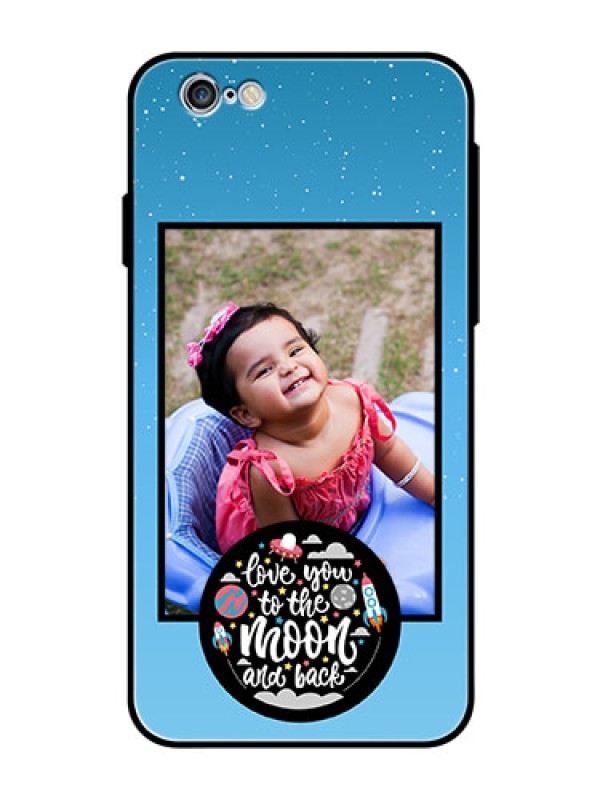 Custom Apple iPhone 6s Custom Glass Mobile Case  - Wave Pattern Colorful Design