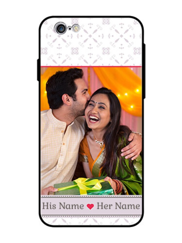 Custom Apple iPhone 6s Custom Glass Mobile Case  - with Photo and Ethnic Design