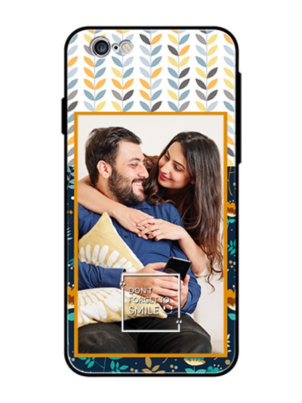 Custom Apple iPhone 6s Custom Glass Mobile Case  - Pattern Design