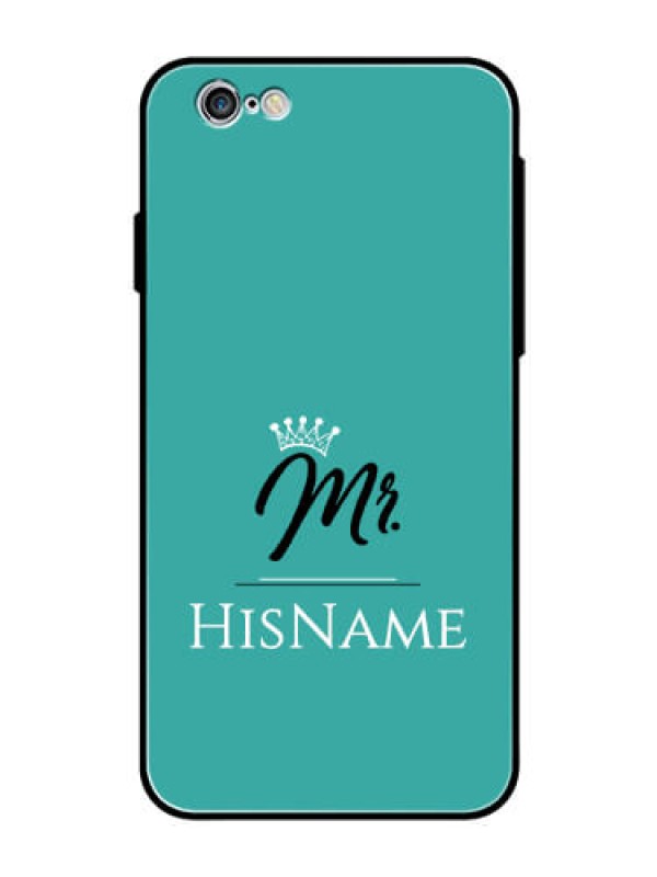 Custom Iphone 6S Custom Glass Phone Case Mr with Name