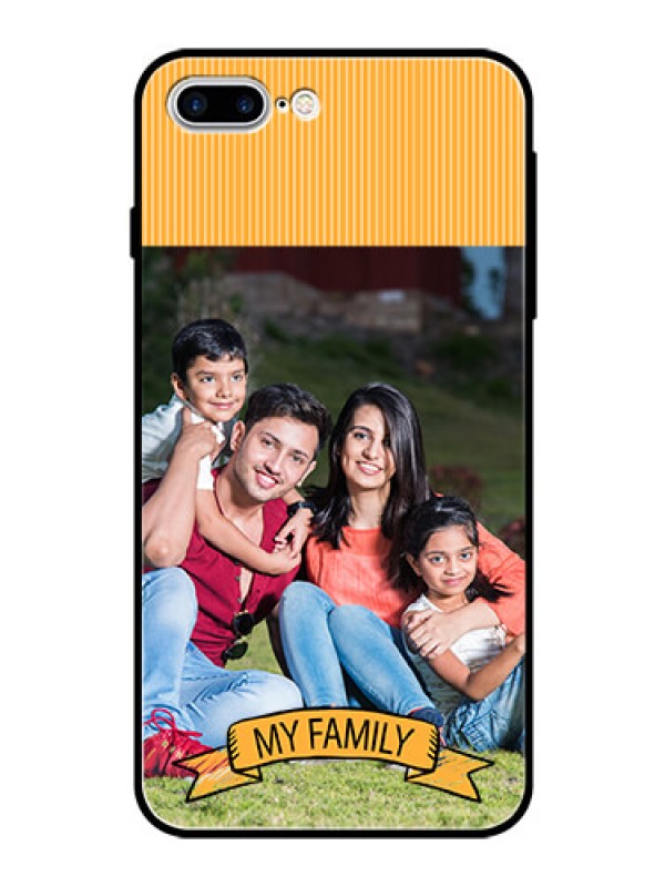 Custom Apple iPhone 7 Plus Custom Glass Phone Case  - My Family Design