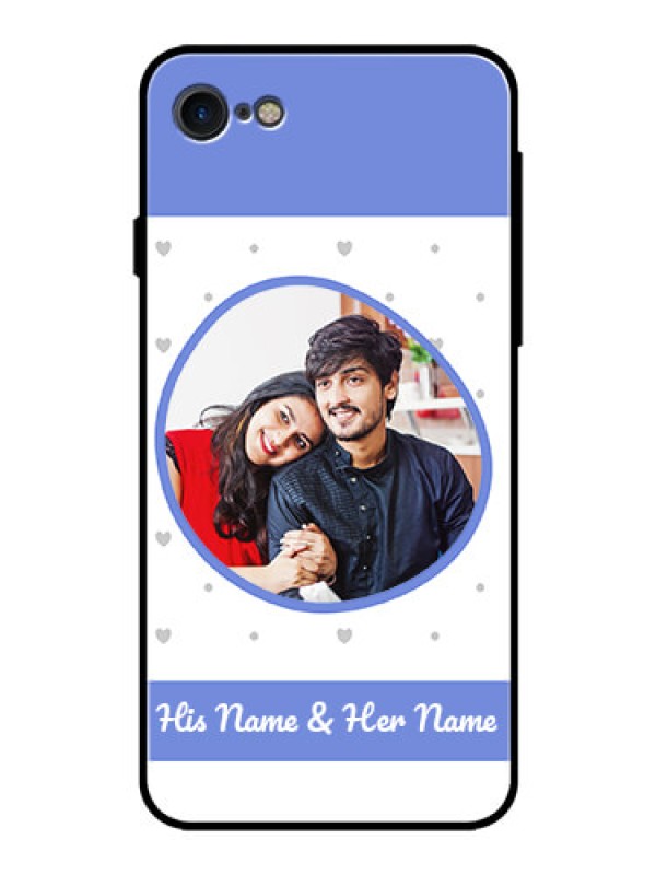 Custom Apple iPhone 7 Photo Printing on Glass Case  - Premium Case Design