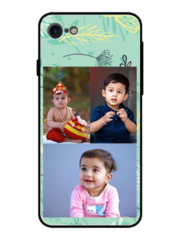 Custom Apple iPhone 7 Photo Printing on Glass Case  - Forever Family Design 