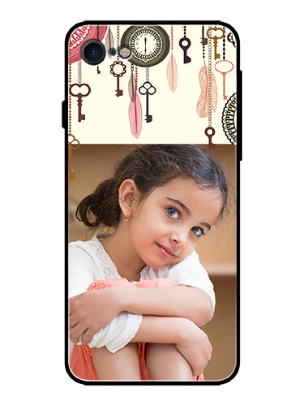 Custom Apple iPhone 7 Custom Glass Mobile Case  - Boho Style Design