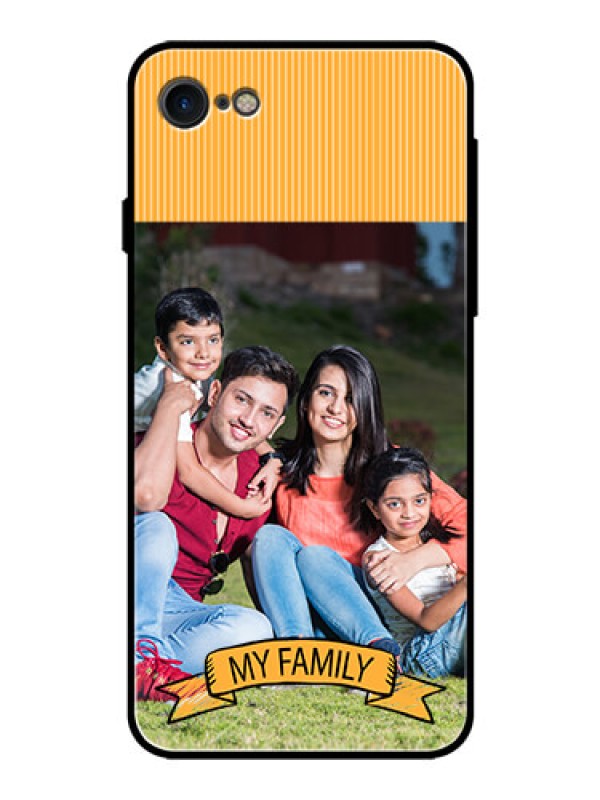 Custom Apple iPhone 8 Custom Glass Phone Case  - My Family Design