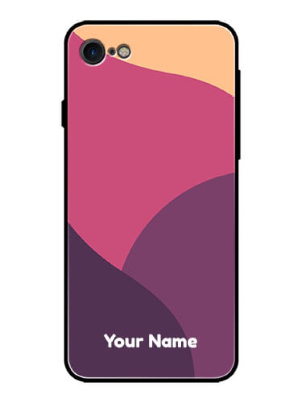 Custom iPhone 8 Custom Glass Phone Case - Mixed Multi-colour abstract art Design