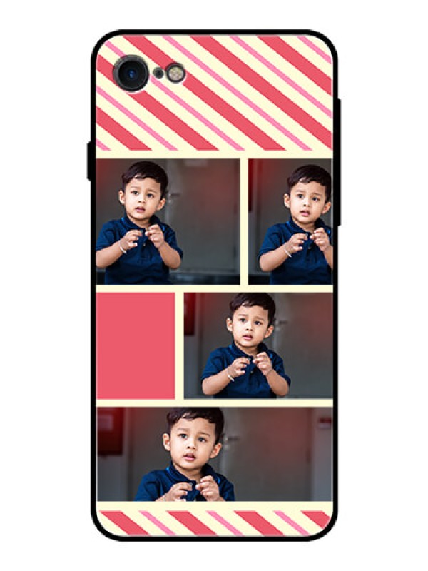 Custom iPhone SE 2020 Personalized Glass Phone Case  - Picture Upload Mobile Case Design