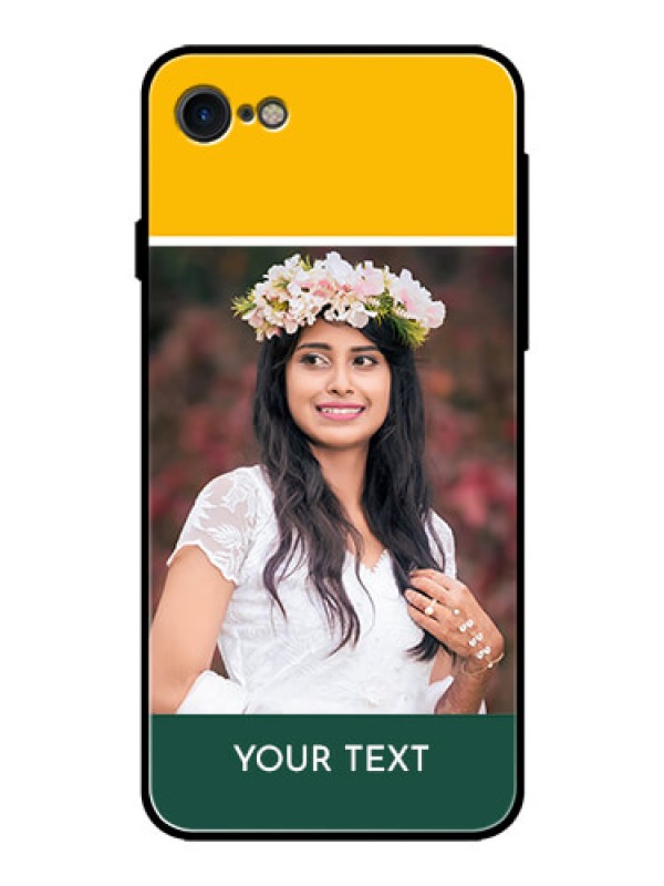 Custom iPhone SE 2020 Photo Printing on Glass Case  - Love You Design