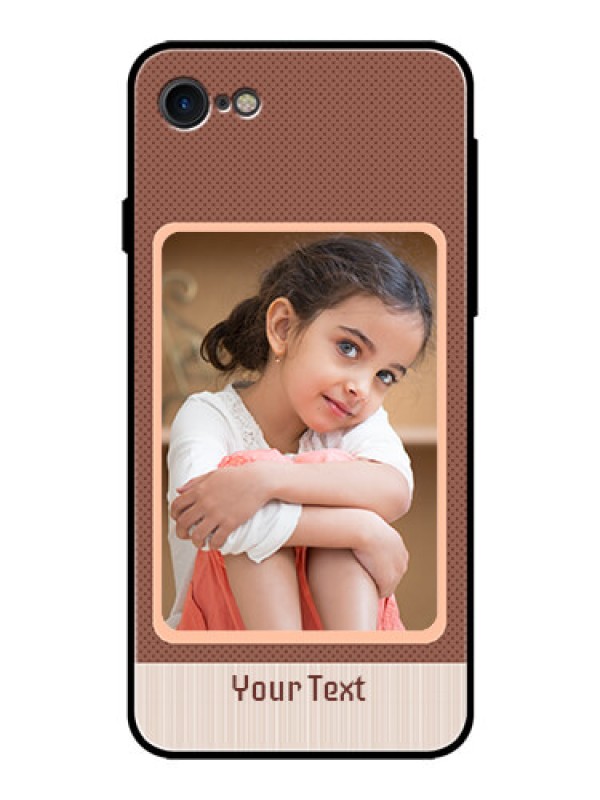 Custom iPhone SE 2020 Custom Glass Phone Case  - Simple Pic Upload Design