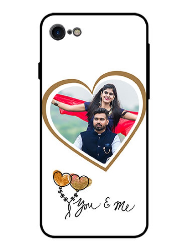 Custom iPhone SE 2020 Custom Glass Mobile Case  - You & Me Design