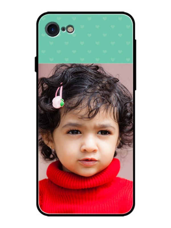 Custom iPhone SE 2020 Custom Glass Phone Case  - Lovers Picture Design