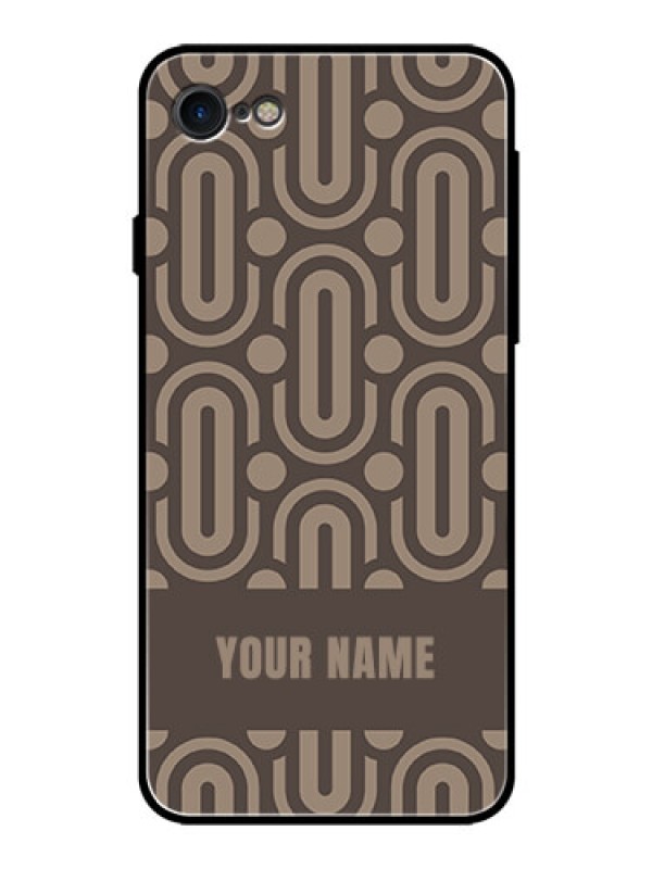 Custom iPhone SE (2020) Custom Glass Phone Case - Captivating Zero Pattern Design