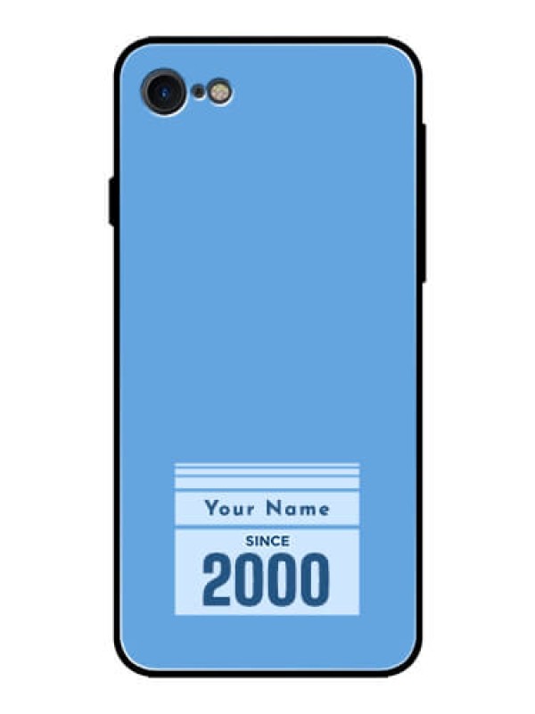 Custom iPhone SE (2020) Custom Glass Mobile Case - Custom Year of birth Design