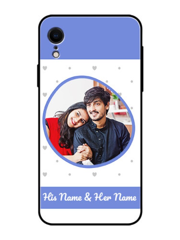 Custom Apple iPhone XR Photo Printing on Glass Case  - Premium Case Design