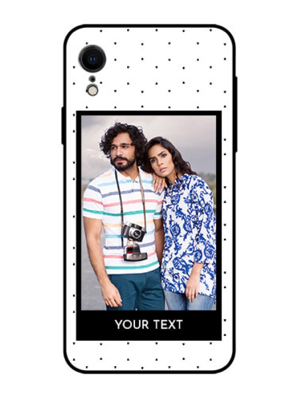 Custom Apple iPhone XR Photo Printing on Glass Case  - Premium Design