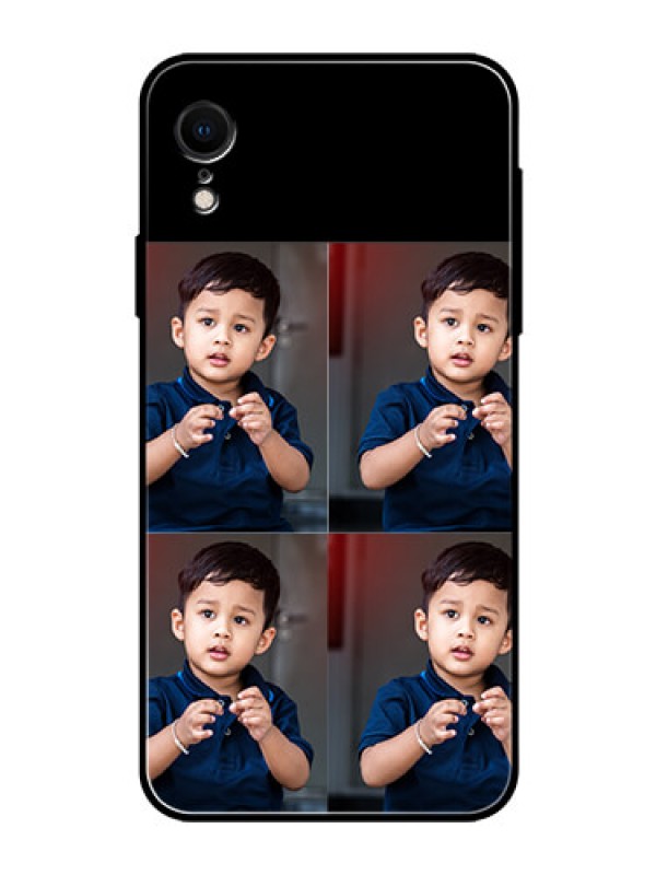 Custom Iphone Xr 4 Image Holder on Glass Mobile Cover
