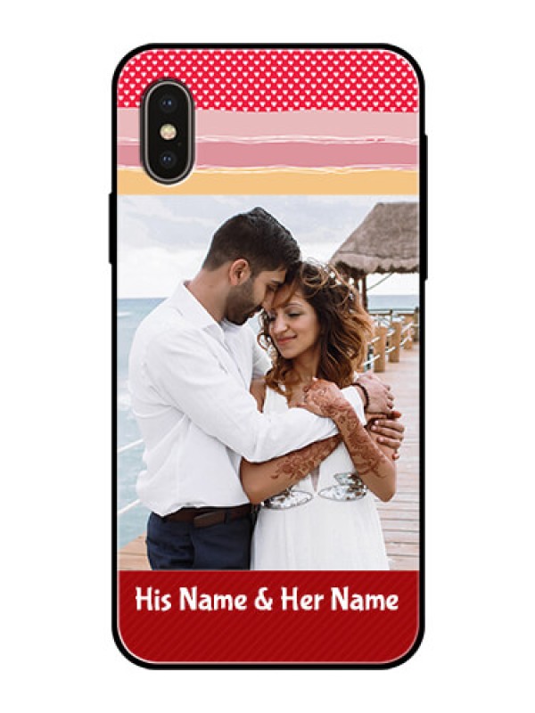 Custom iPhone XS Custom Glass Mobile Case  - Premium Case Design