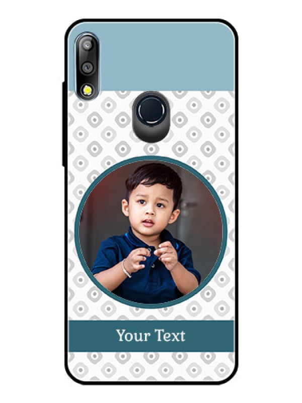 Custom Zenfone Max pro M2 Personalized Glass Phone Case  - Premium Cover Design