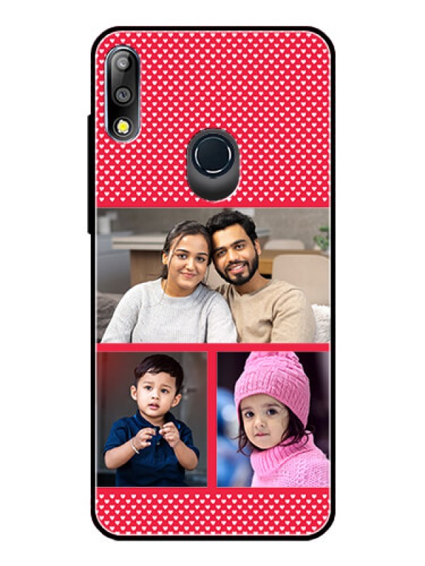 Custom Zenfone Max pro M2 Personalized Glass Phone Case  - Bulk Pic Upload Design