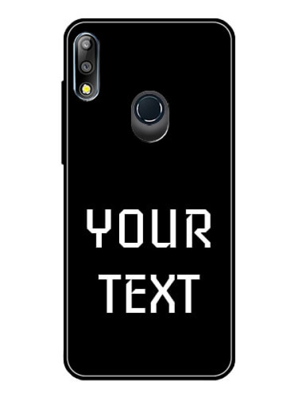 Custom Zenfone Max pro M2 Your Name on Glass Phone Case